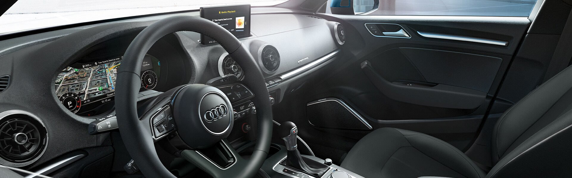 the 2020 Audi Q3 vs. the 2020 Mercedes-Benz GLA at Audi Owings Mills | The Interior of the 2020 Audi A3 the 2020 Audi Q3 vs. the 2020 Mercedes-Benz GLA at Audi Owings Mills | The Interior of the 2020 Audi A3