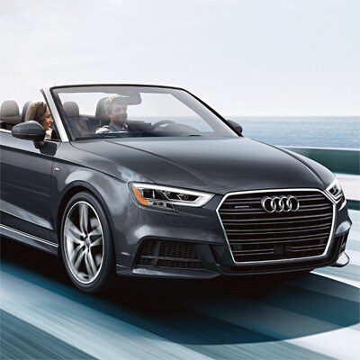 Audi A3 Turbocharged Audi A3 Cabriolet with Top Down