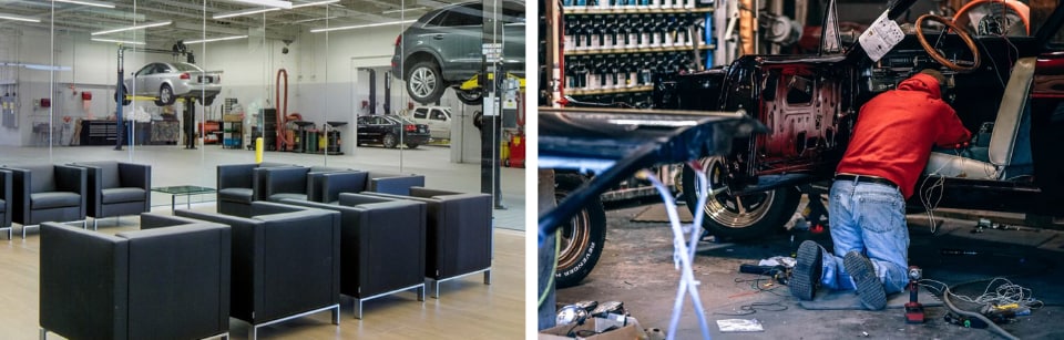 Audi queens service vs third party Audi Queens Service Center Waiting Area