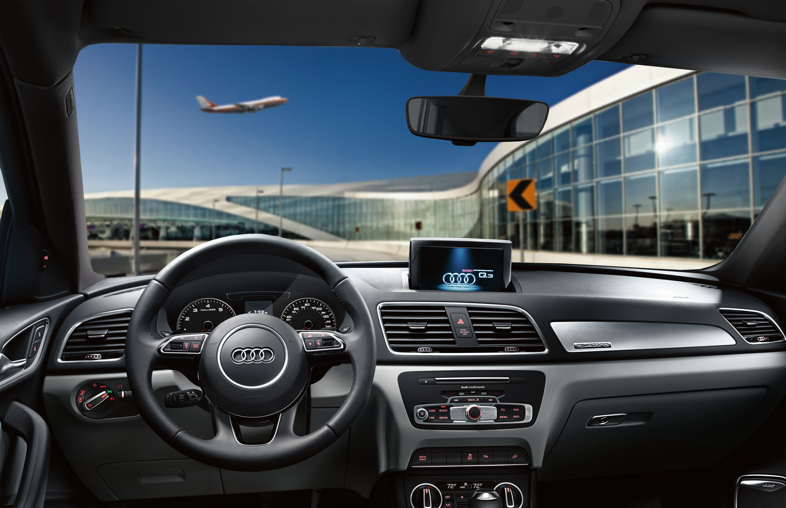 2017 Audi Q3 2.0T-INTERIOR-AIRPORT