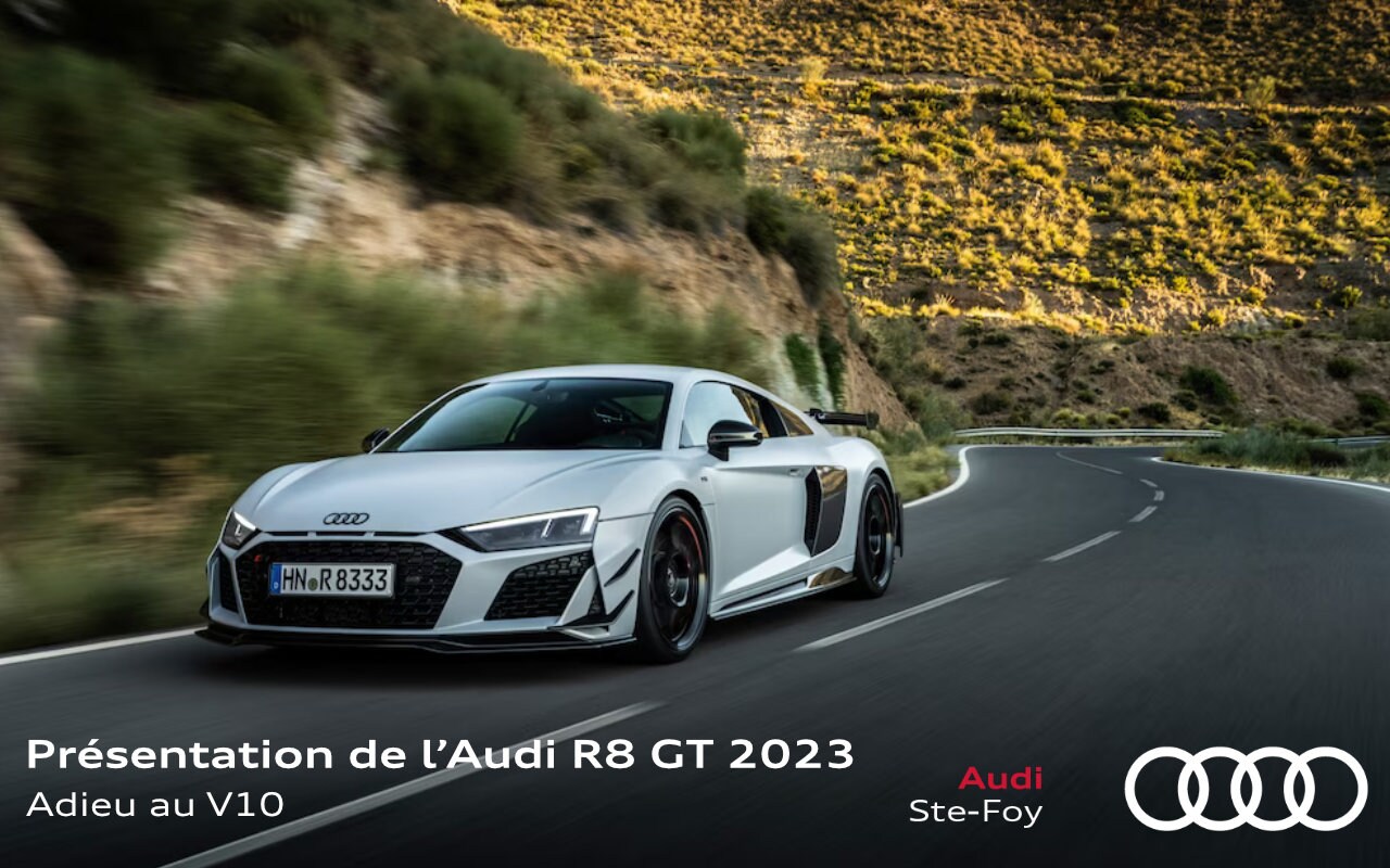 image entête Audi R8 GT 2023