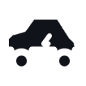 Electric vehicle icon