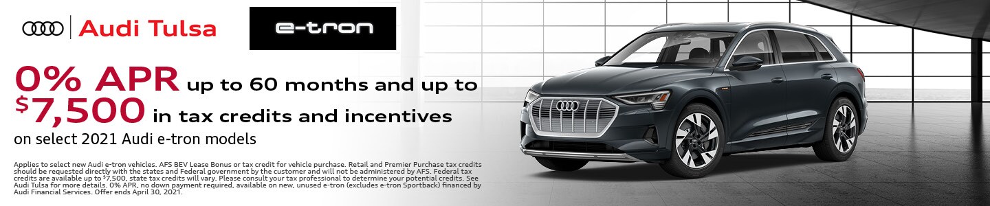 New e-tron offers at Audi Tulsa