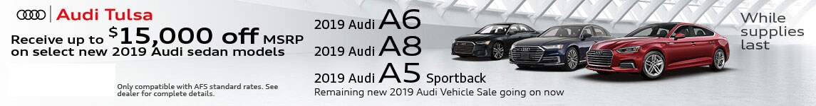 New 2019 Audi Vehicle Offers at Audi Tulsa