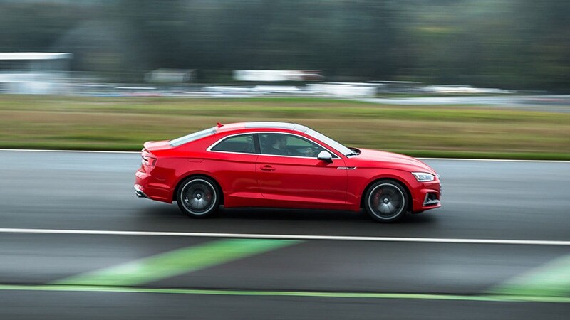 Audi vehicle at Vancouver Island Motorsport Circuit