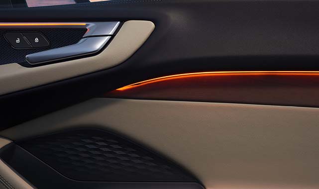 Experience sound like never before with the available 810-watt Bang & Olufsen Premium 3D Sound System.