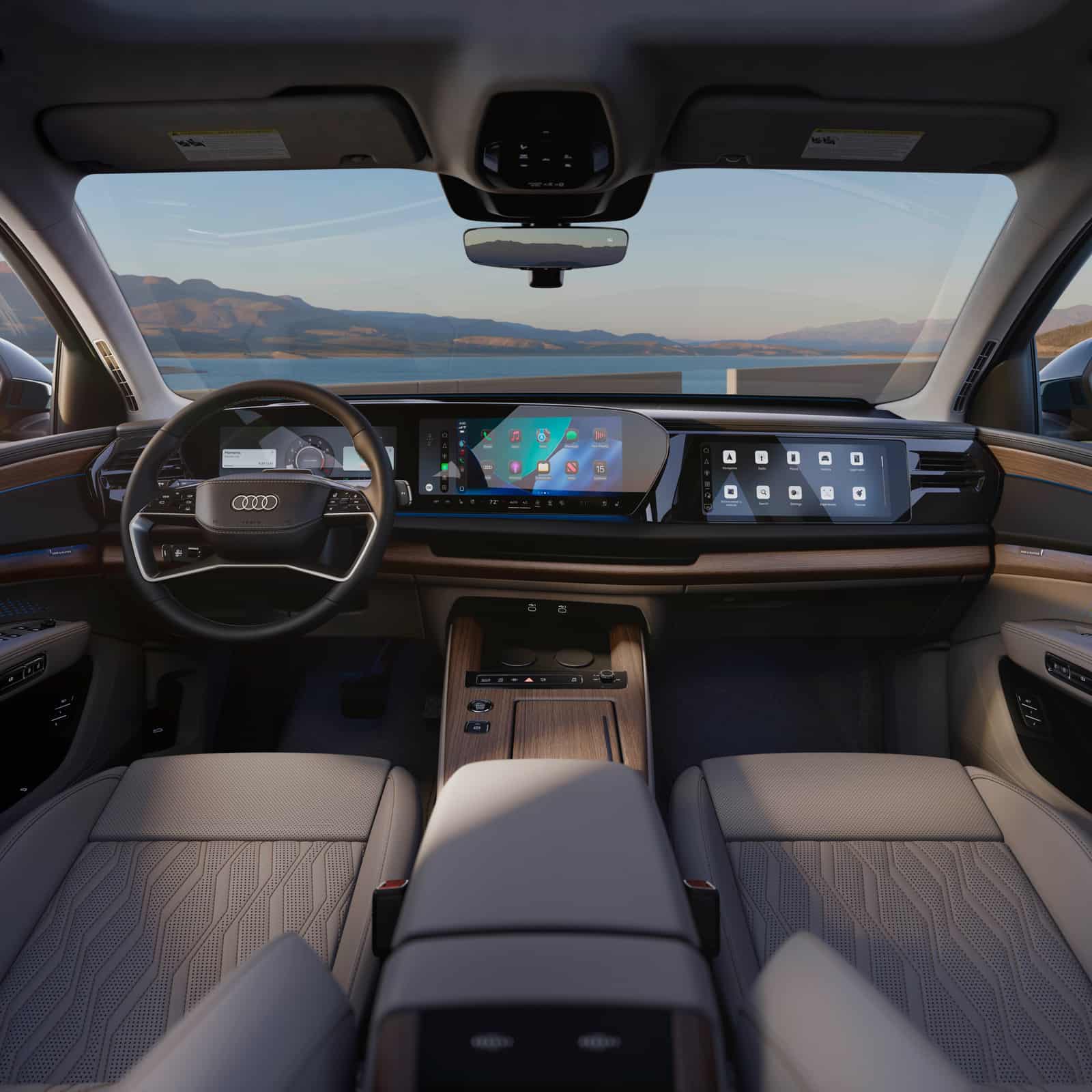 2027 Audi Q7 interior cockpit view