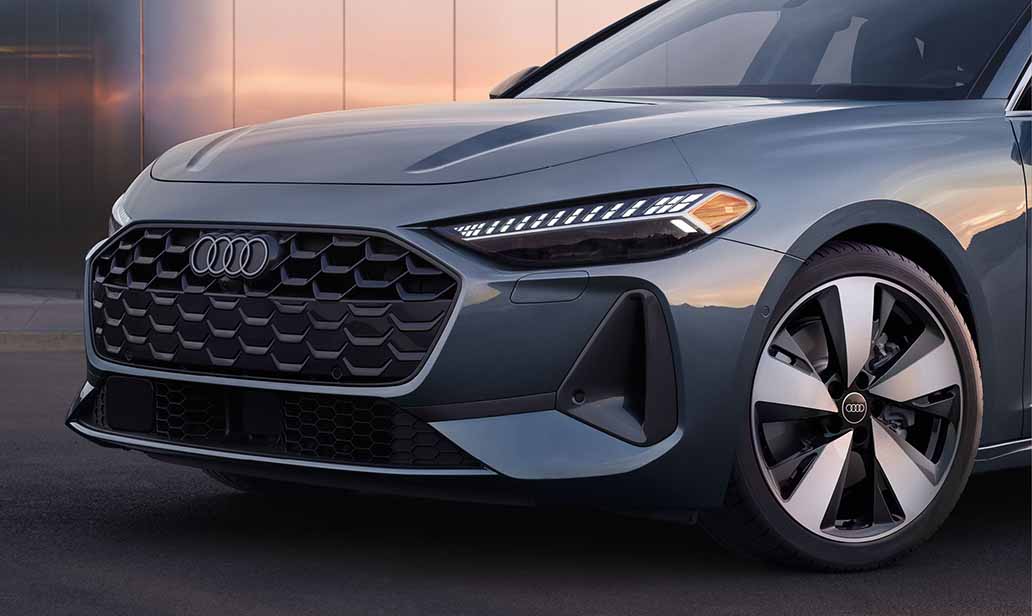 2025 all-new Audi A5 redesigned honeycomb grille