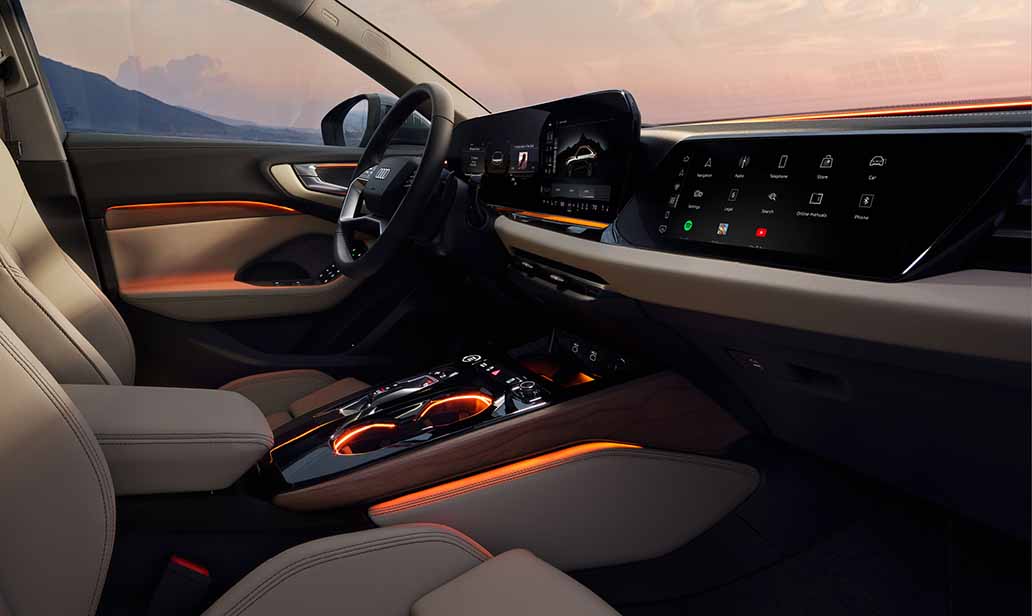 virtual cockpit with interior lighting