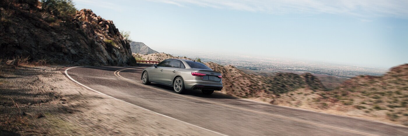 Audi S4 Audi S4 driving on a street
