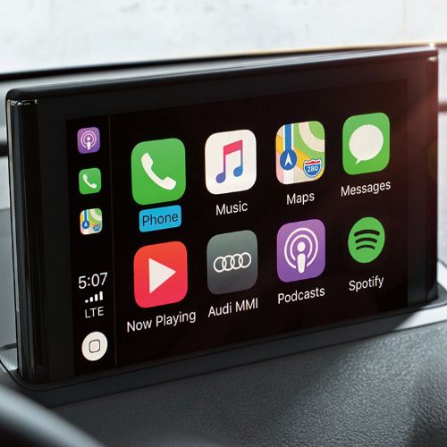 Audi A3 infotainment with Apple CarPlay