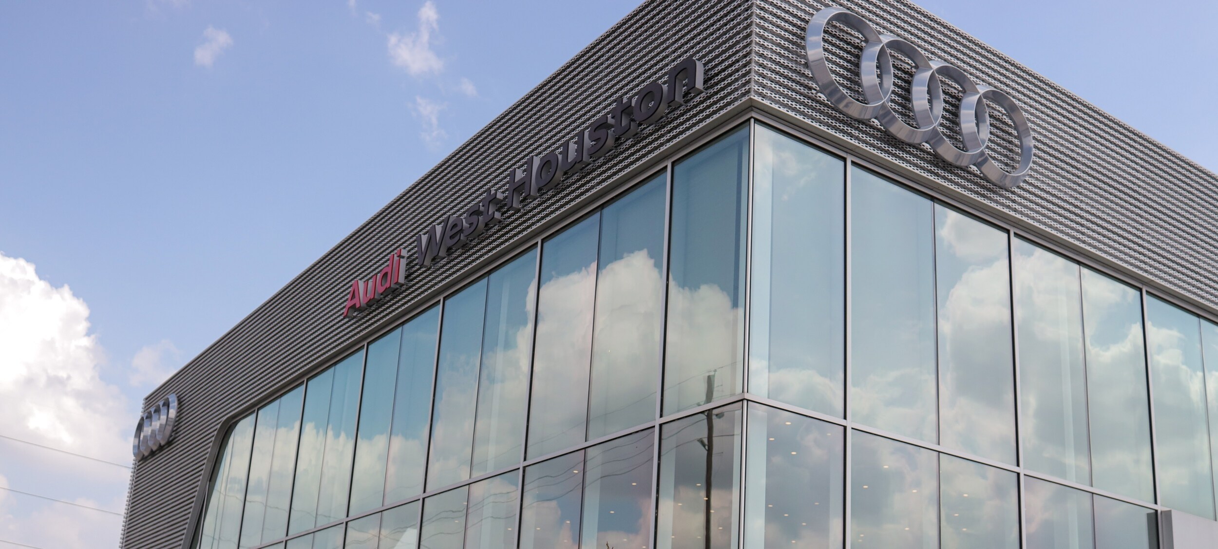Audi West Houston Storefront of the Audi West Houston