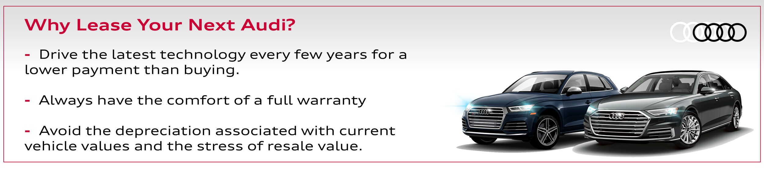 why lease an Audi?