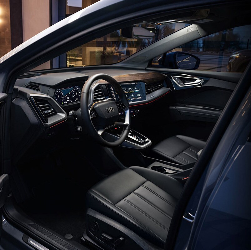 Interior of 2025 Audi Q4 e-tron