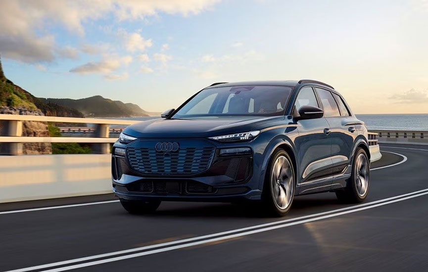 2025 Audi Q6 e-tron on the Road