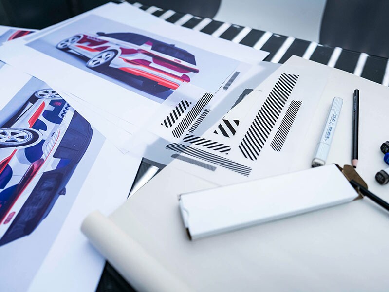 Design planning for the 2024 Audi Q6 e-tron