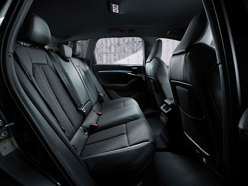 2023 Audi Q6 e-tron interior black seats