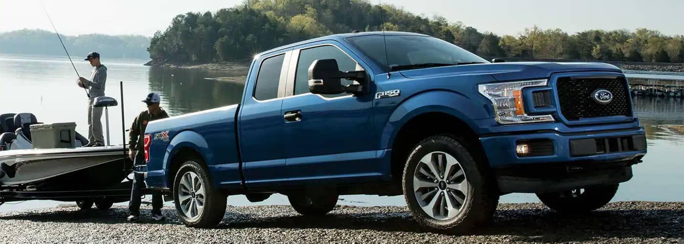 Ford F-150 Putting Fishing Boat in Water