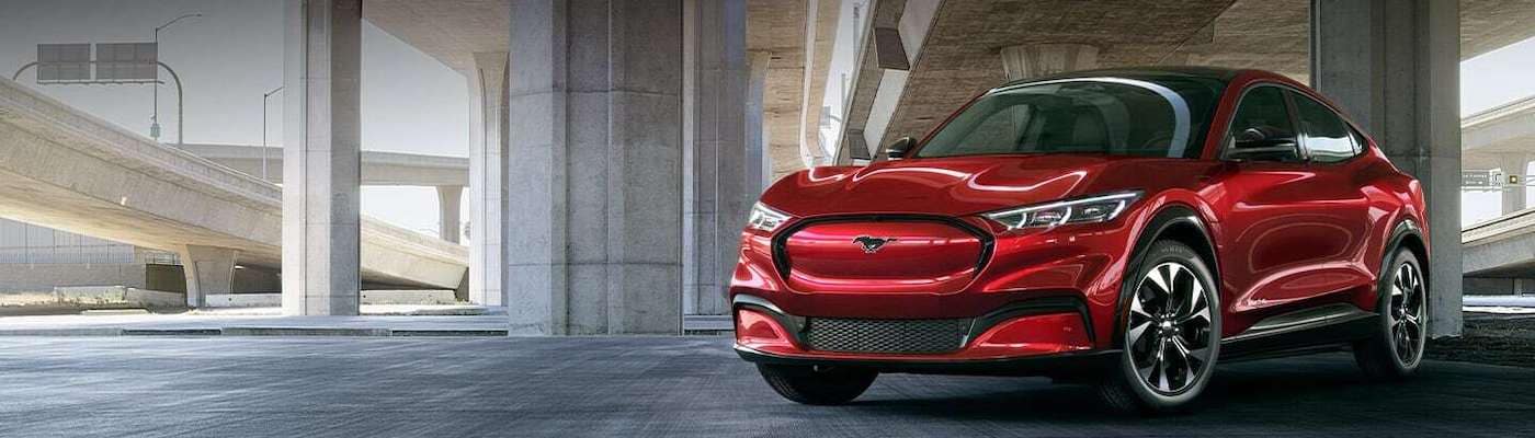 2021 Ford Mustang Mach-E Under Overpass