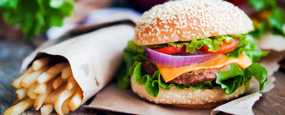 Burger and Fries