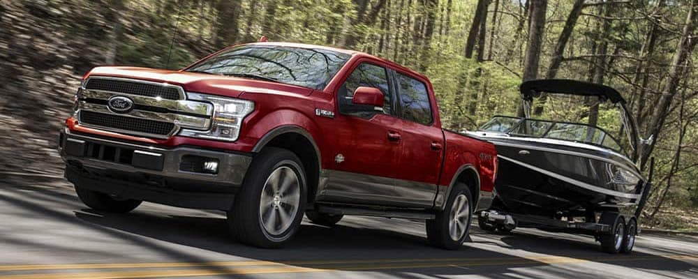 2020 Ford F-150 Towing a Boat