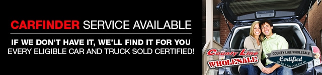 CarFinder Service Available at County Line Wholesale