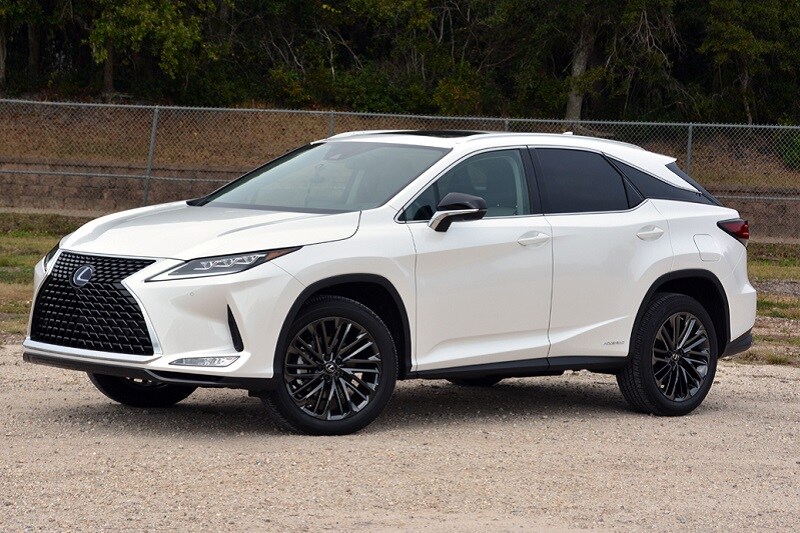 Front view of the Lexus RX 450h