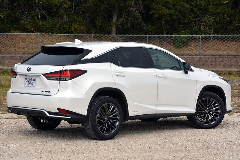 Rear view of the Lexus RX 450h