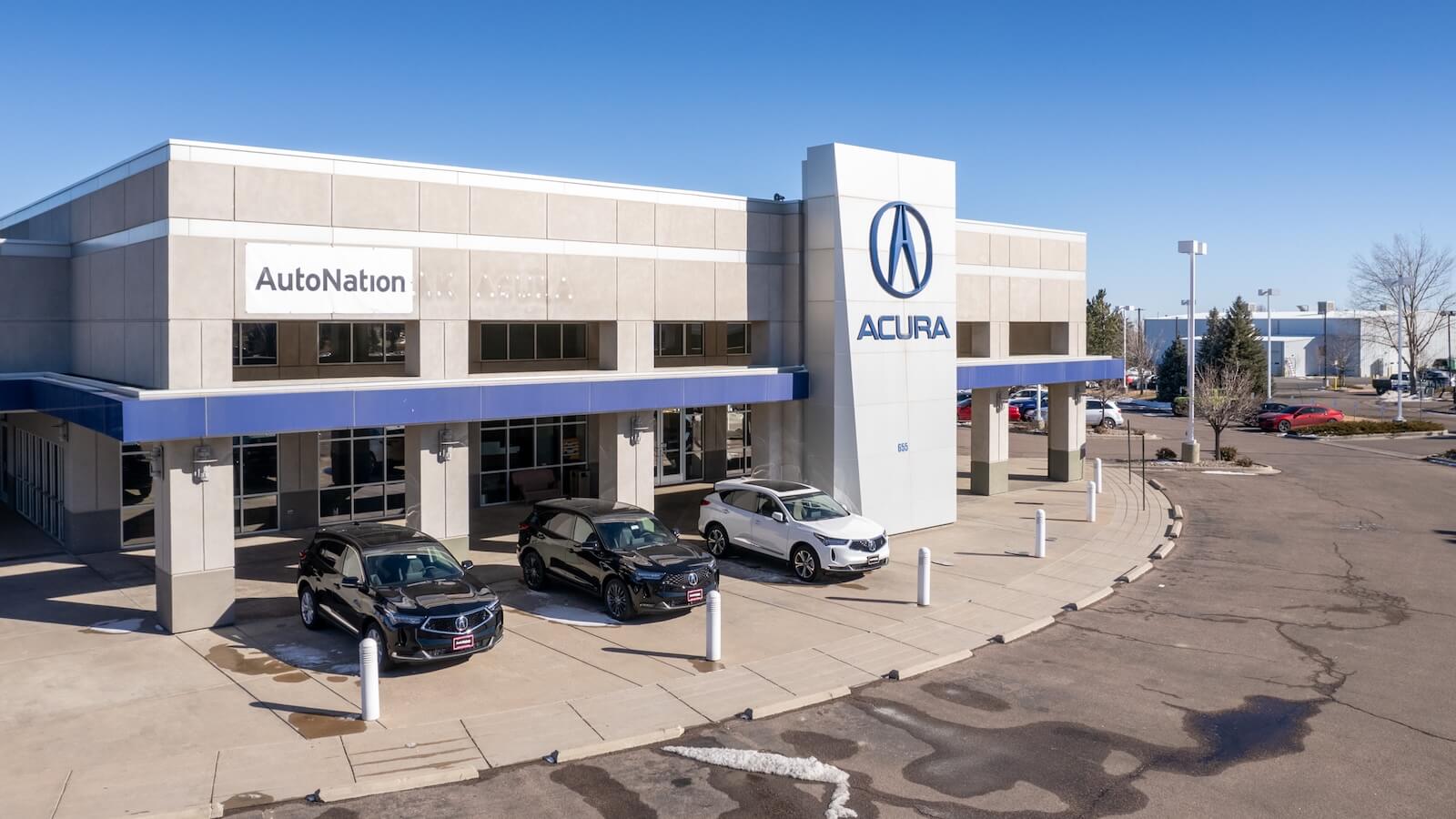 Exterior view of AutoNation Acura Colorado Springs