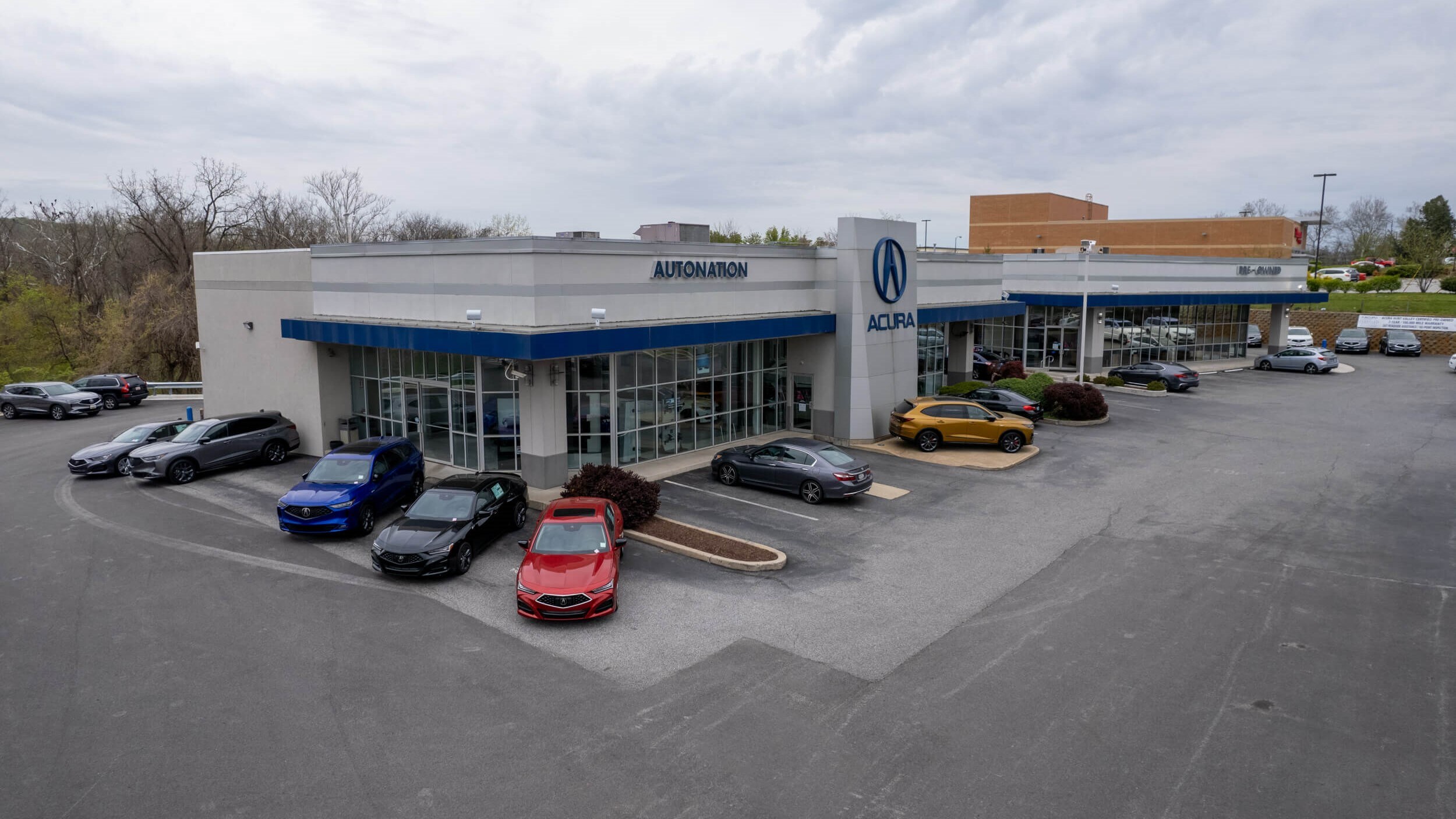 Find new Acura inventory near you at AutoNation Acura Hunt Valley shot of the outside of AutoNation Acura Hunt Valley