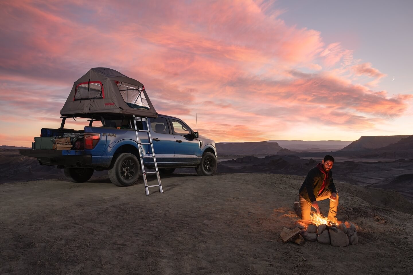 Learn about the Ford F-150 Truck Bed Sizes & Cargo Features Exterior shot of Ford F-150 Truck