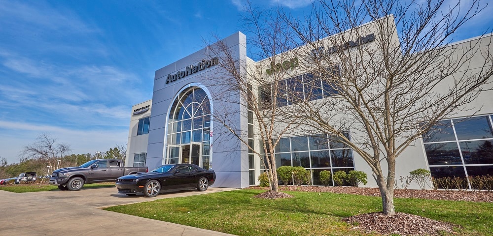 Bristol Area Chrysler Dodge Jeep RAM & FIAT Dealership Exterior view of AutoNation Chrysler Dodge Jeep RAM & FIAT Arapahoe serving Bristol