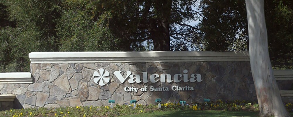 View of Valencia, CA