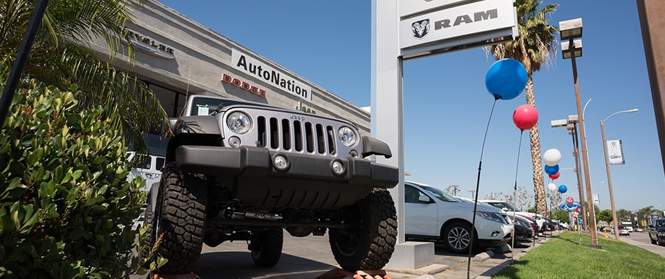 Hours And Directions To AutoNation Chrysler Dodge Jeep RAM Valencia Outside view of Autonation Chrysler Dodge Jeep Ram Valencia