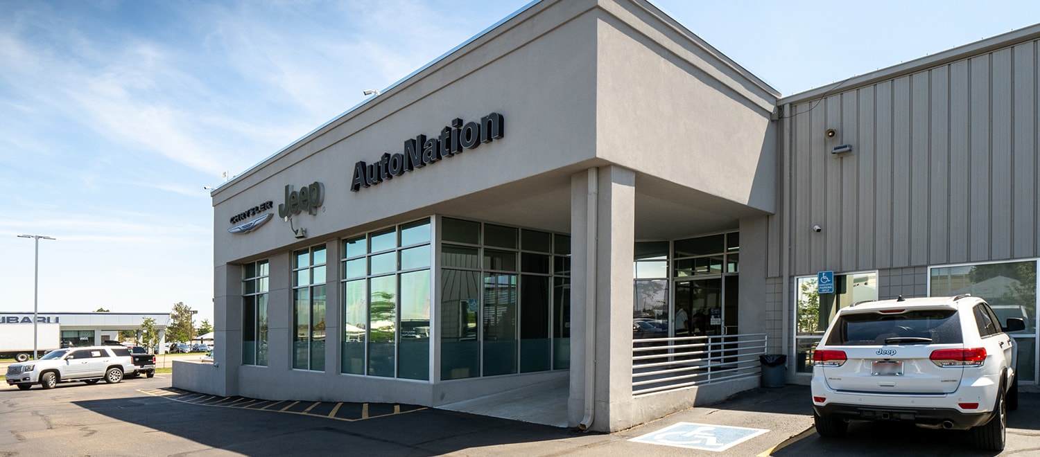 Hours And Directions To AutoNation Chrysler Jeep Arapahoe Outside view of Autonation Chrysler Jeep Arapahoe