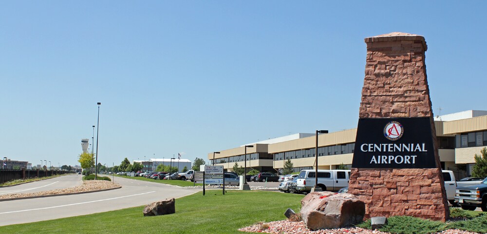 Centennial, CO View of Centennial Airport