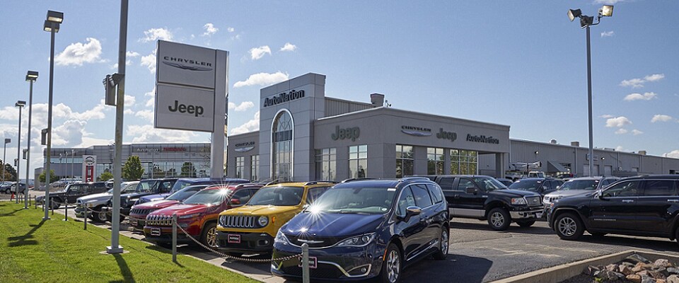 Hours And Directions To AutoNation Chrysler Jeep Arapahoe Outside view of Autonation Chrysler Jeep Arapahoe