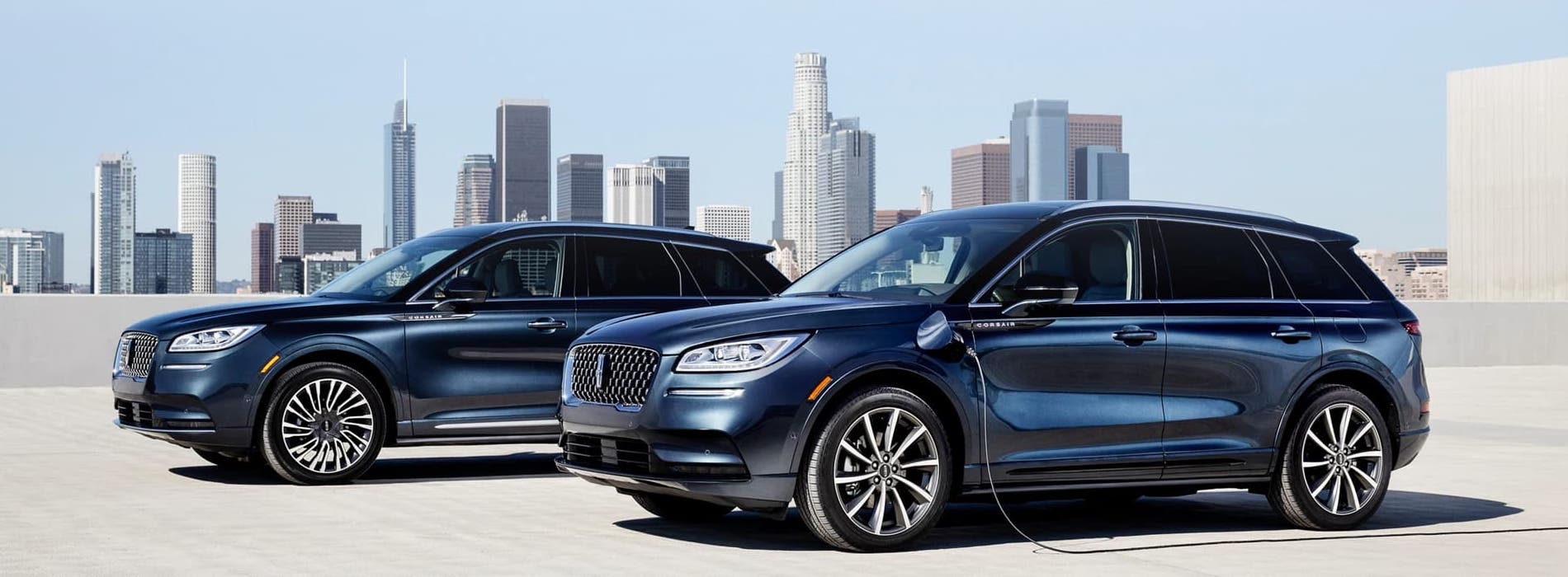 Two Lincoln Grand Touring plug-in hybrid electric vehicles