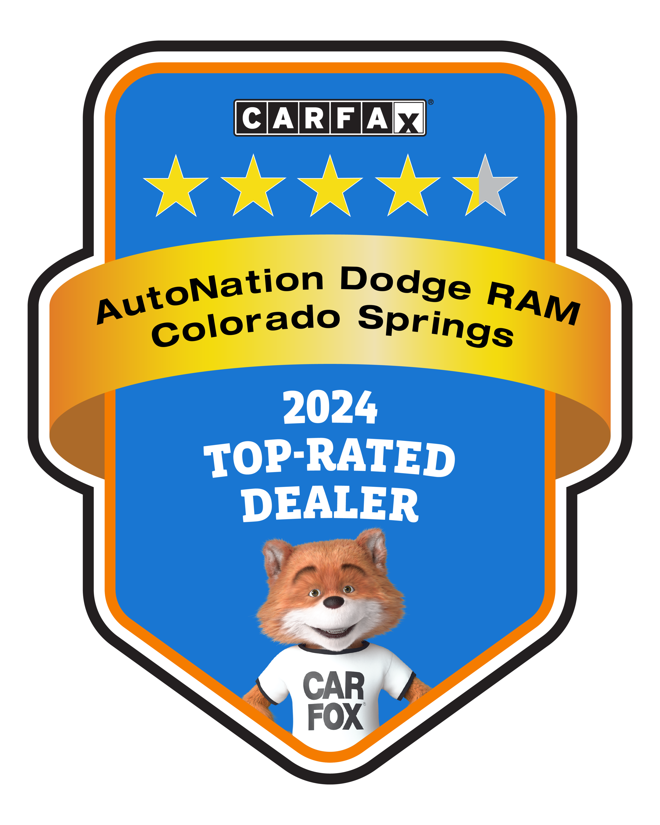 AutoNation Dodge Ram Colorado Springs Recognized as a CARFAX Top-Rated Dealer