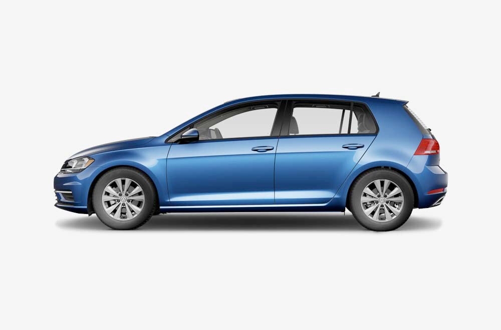 Volkswagen Golf with Lane Keeping Assist VIew of the Volkswagen Golf