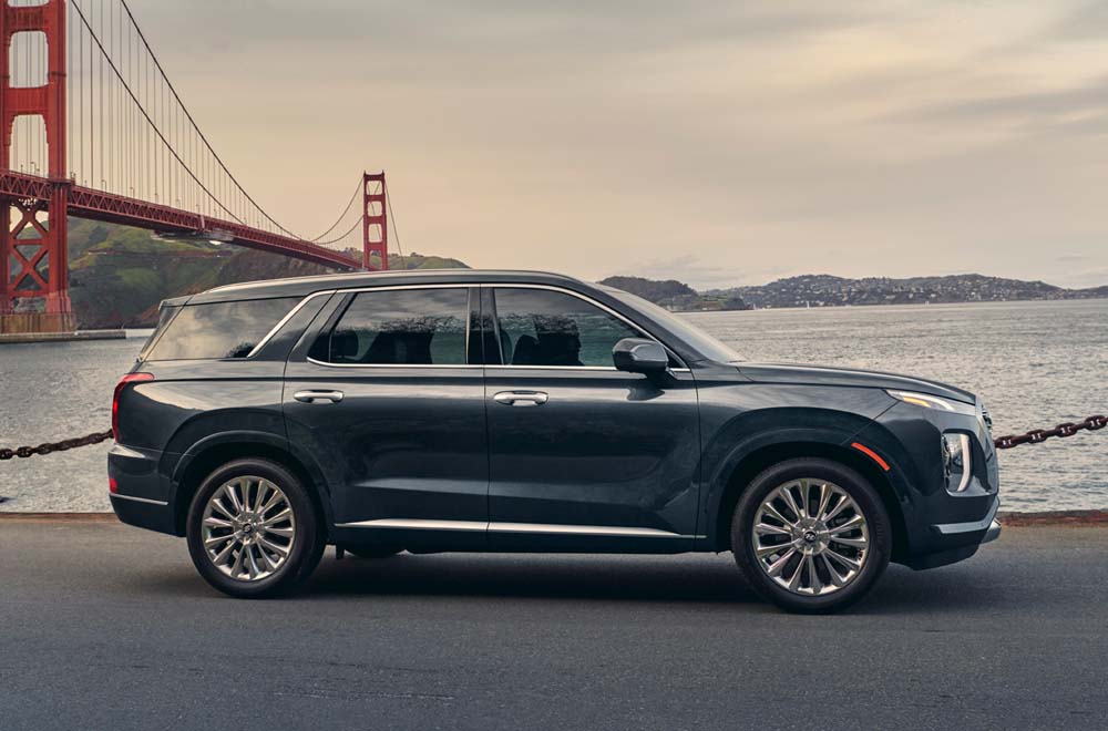 Exterior view of the Hyundai Palisade