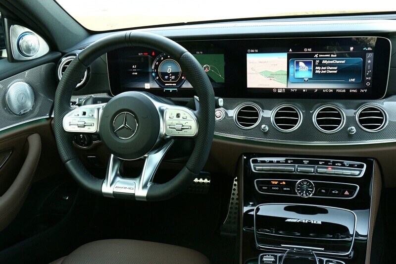 Interior of 2019 Mercedes-AMG E 63 S