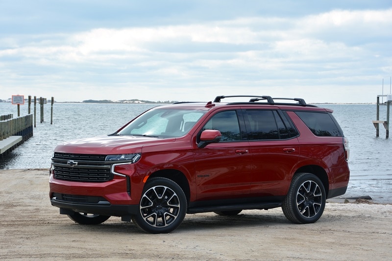 Exterior view of the 2021 Chevrolet Tahoe RST 4WD