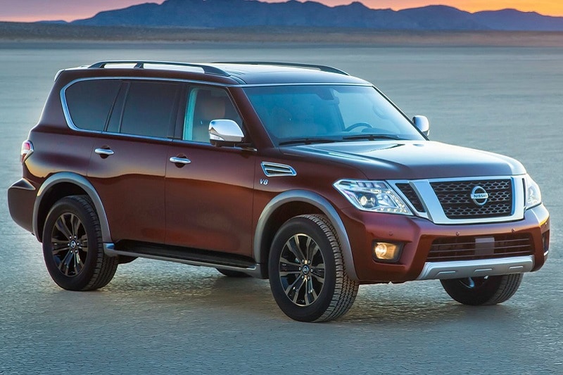 Exterior view of the Nissan Armada