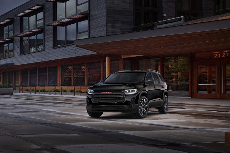 Exterior view of the GMC Acadia