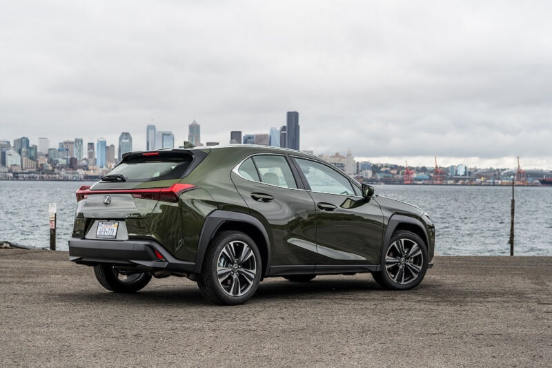 Exterior view of the Lexus UX