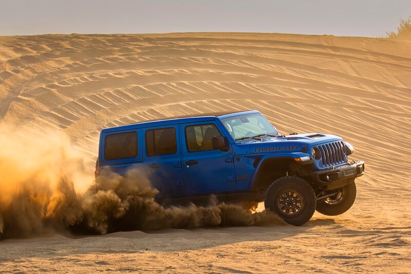 Exterior view of the 2021 Jeep Wrangler Rubicon 392