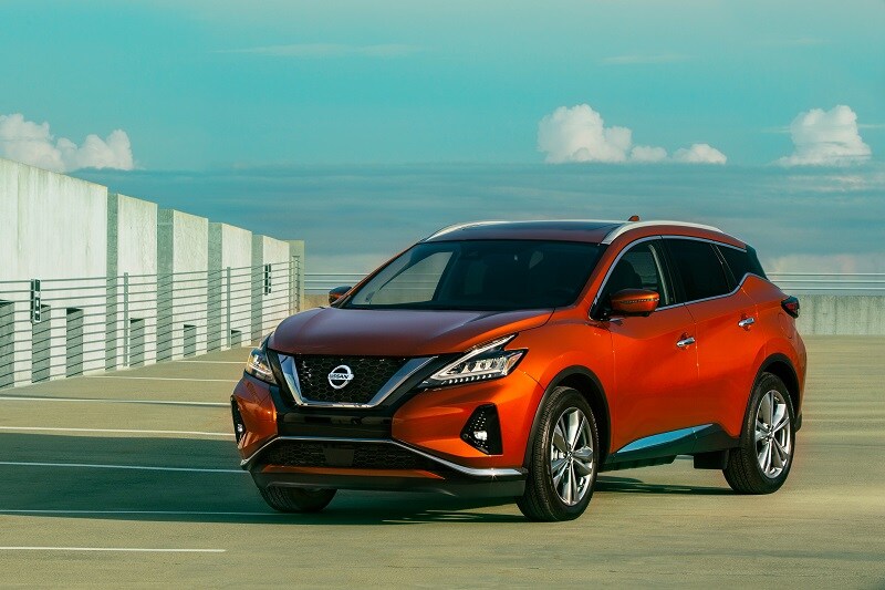 Exterior view of the Nissan Murano