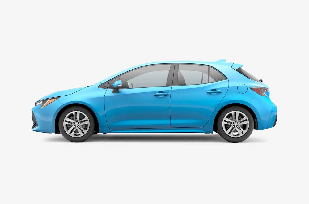 Toyota Corolla Hatchback with Toyota Safety Senset View of the Toyota Corolla Hatchback