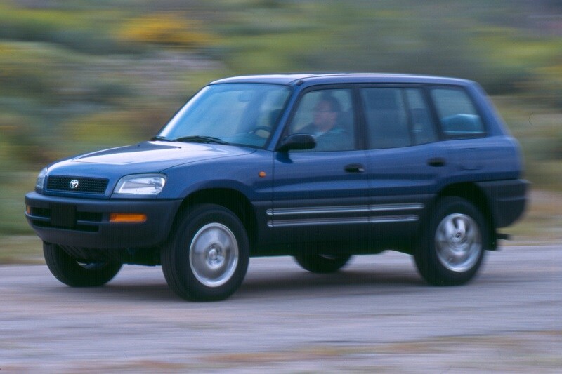Exterior view of the 1996 Toyota RAV4